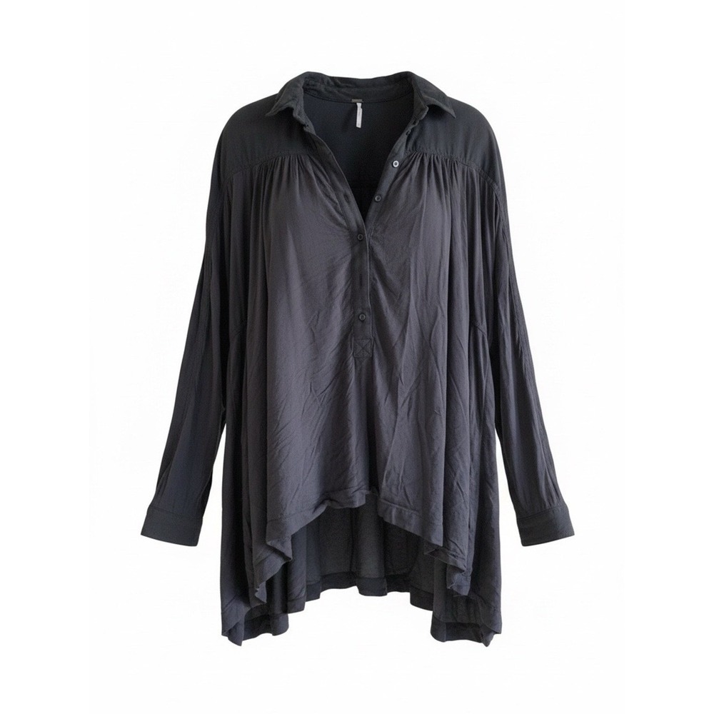 FreePeopleXS Avantgarde Yohji Rebel Mori Kei Occult Cloak Poetic Oversized Tunic